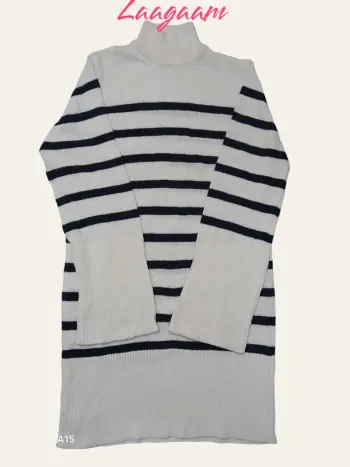 Ladies Half Neck Long Sweaters