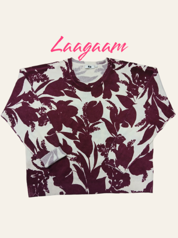 Ladies Woolen Sweat Shirt